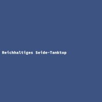 Reichhaltiges Seide-Tanktop