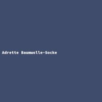 Adrette Baumwolle-Socke