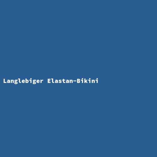 Langlebiger Elastan-Bikini