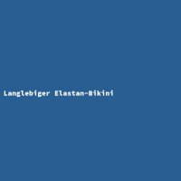 Langlebiger Elastan-Bikini