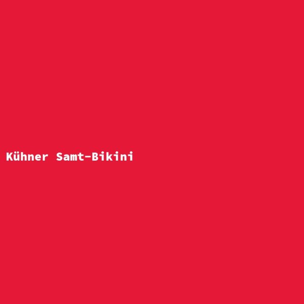 K&uuml;hner Samt-Bikini