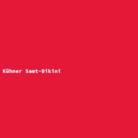 K&uuml;hner Samt-Bikini