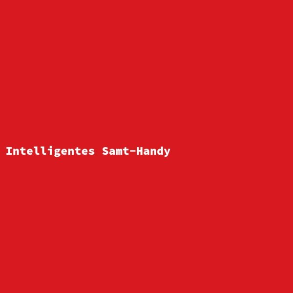Intelligentes Samt-Handy