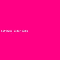 Luftiger Leder-Akku