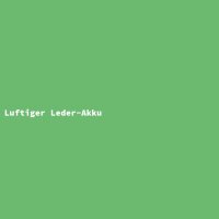 Luftiger Leder-Akku
