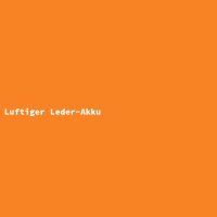 Luftiger Leder-Akku