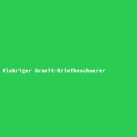 Klebriger Granit-Briefbeschwerer