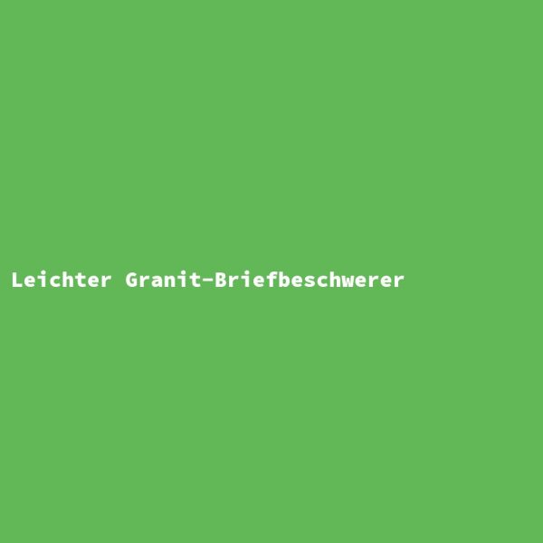 Leichter Granit-Briefbeschwerer
