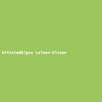 Mittelm&auml;&szlig;iges Leinen-Kissen