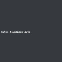 Gutes Aluminium-Auto